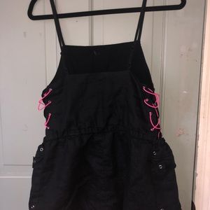 Black and pink LF romper